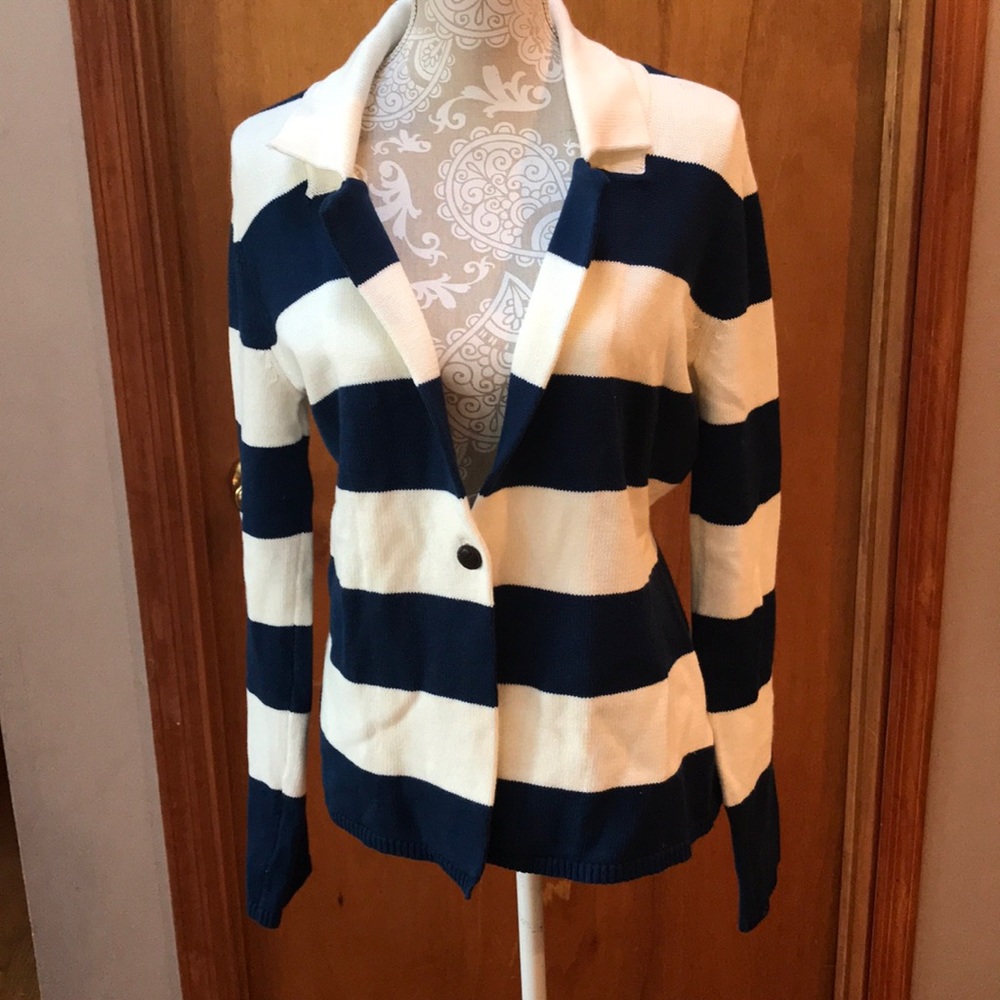 NWT Pim + Larkin striped cardigan. Size L
